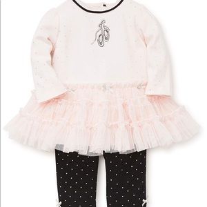 Little me tutu dress with leggings